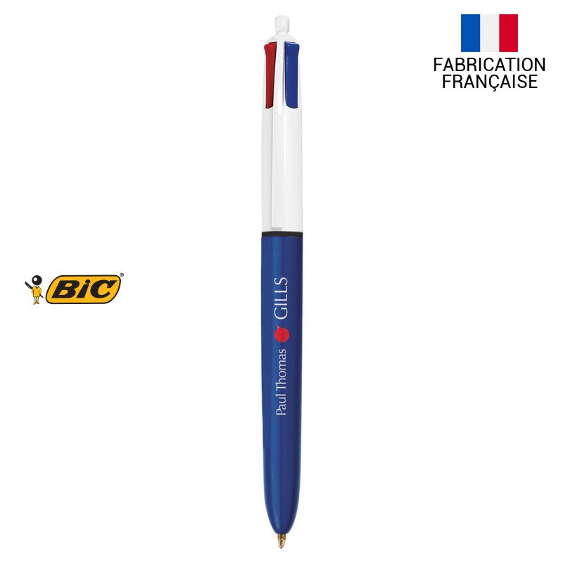 Stylo BIC® 4 couleurs personnalisé Made in France - Le Cadeau